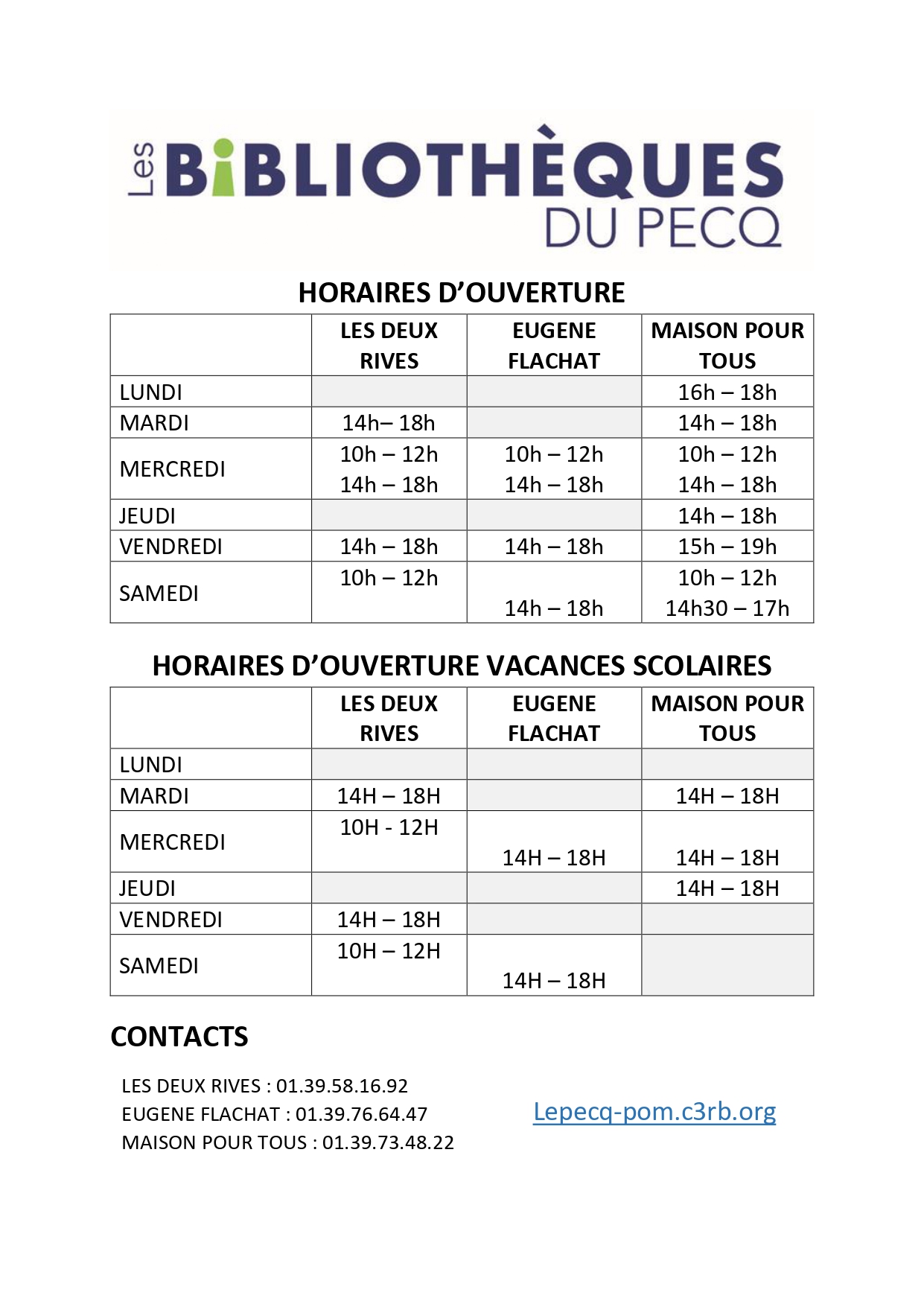 HORAIRES page 0001